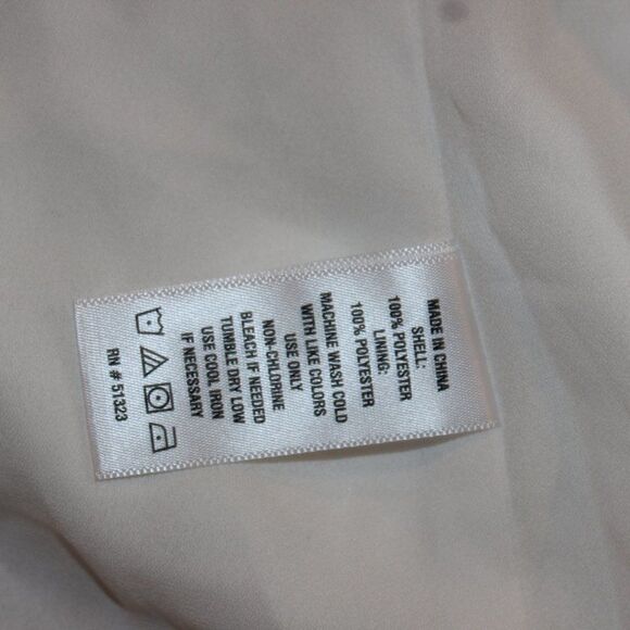 CeCe White Polyester Casual Long Sleeve Shirts Women's Size 3X - Picture 9 of 9